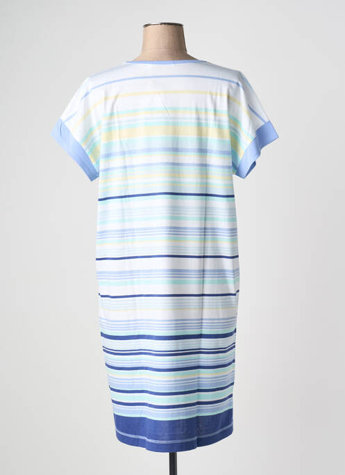 Chemise de nuit imprimé rayures bleu HAJO femme