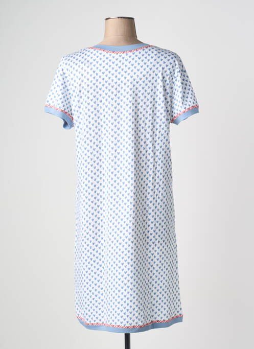 Chemise de nuit imprimé fantaisie blanc CANAT femme