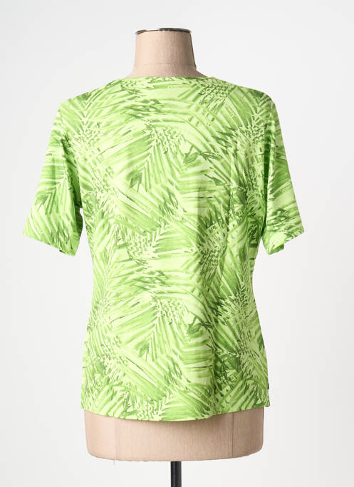 T-shirt stretch manches courtes vert RABE femme