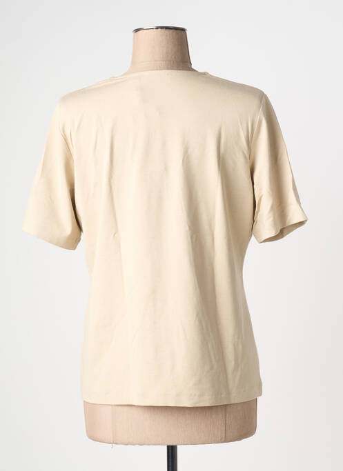 T-shirt stretch manches courtes beige RABE femme