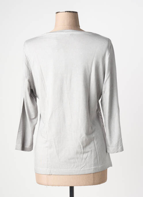 T-shirt stretch manches 3/4 gris RABE femme