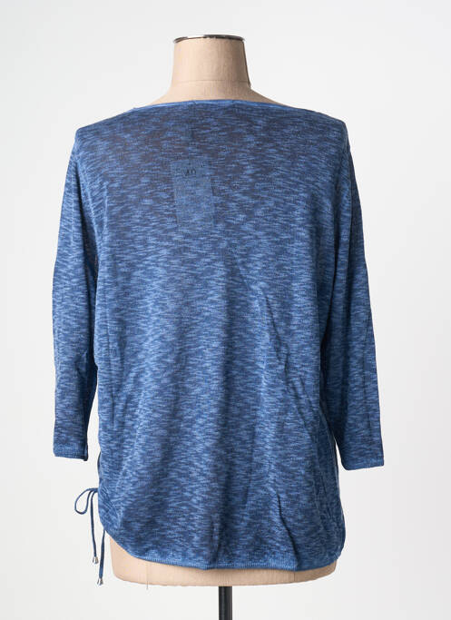 T-shirt coupe droite manches 3/4 bleu RABE femme