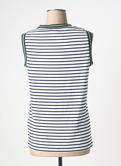Débardeur stretch sans manche blanc JOY OF LIFE femme