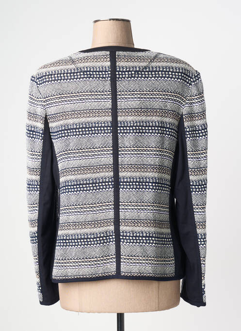 Veste casual col rond noir BARBARA LEBEK femme