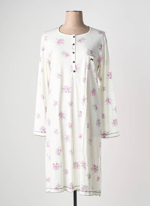 Chemise de nuit blanc CANAT femme
