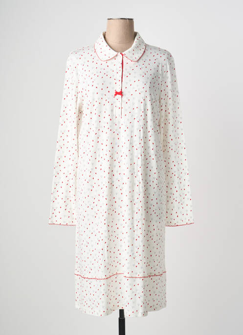 Chemise de nuit blanc CANAT femme