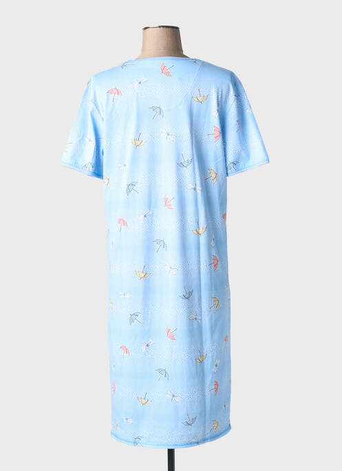 Chemise de nuit bleu HAJO femme