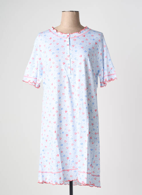 Chemise de nuit bleu HAJO femme