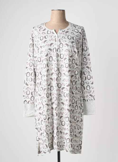 Chemise de nuit gris HAJO femme