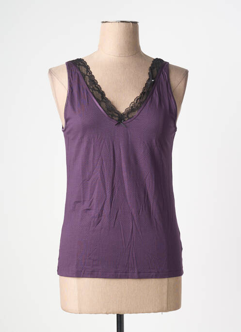 Top/Caraco violet MEY femme