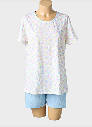 Pyjashort blanc PILL femme