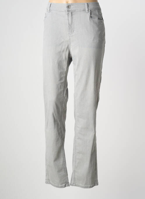 Pantalon droit gris ANNA MONTANA femme