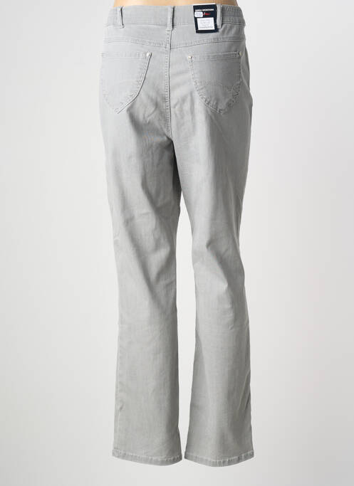 Pantalon droit gris ANNA MONTANA femme