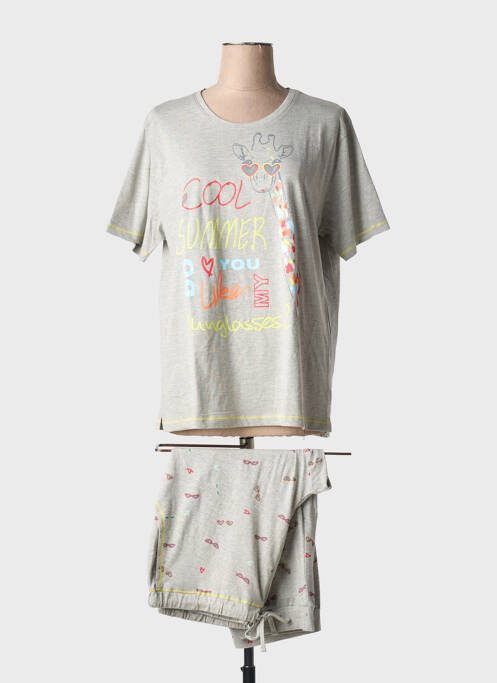 Pyjama gris HAJO femme