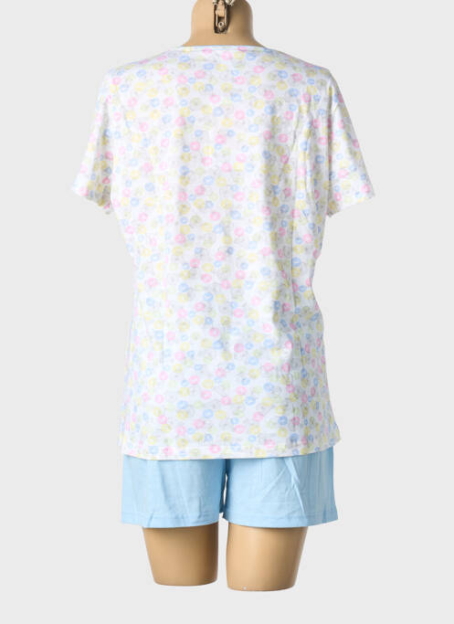 Pyjashort blanc PILL femme