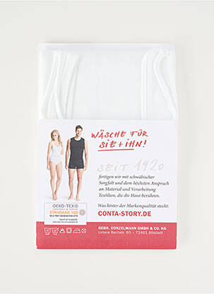 Top/caraco blanc CON-TA femme