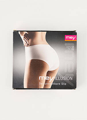 Shorty effet matière satinée noir MEY femme