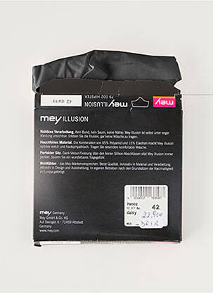Shorty effet matière satinée noir MEY femme