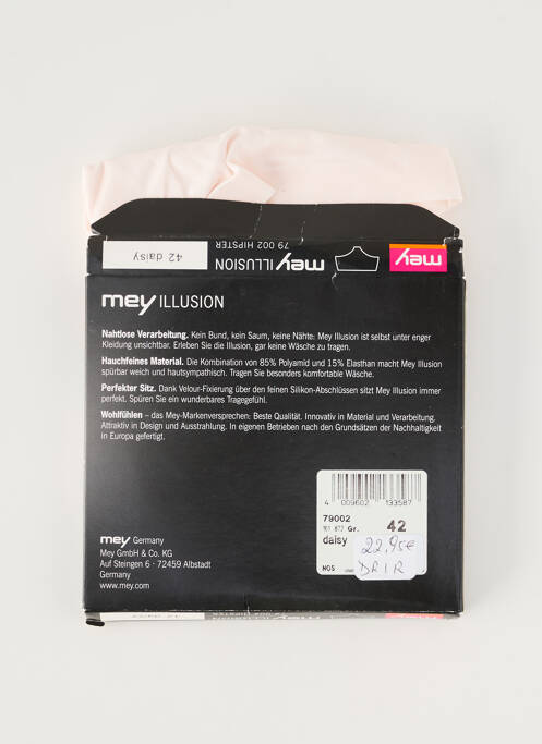 Culotte rose MEY femme