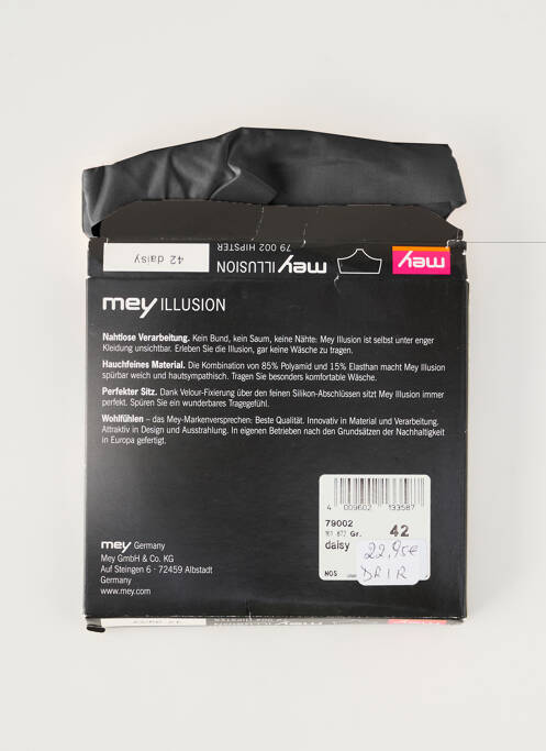 Shorty noir MEY femme