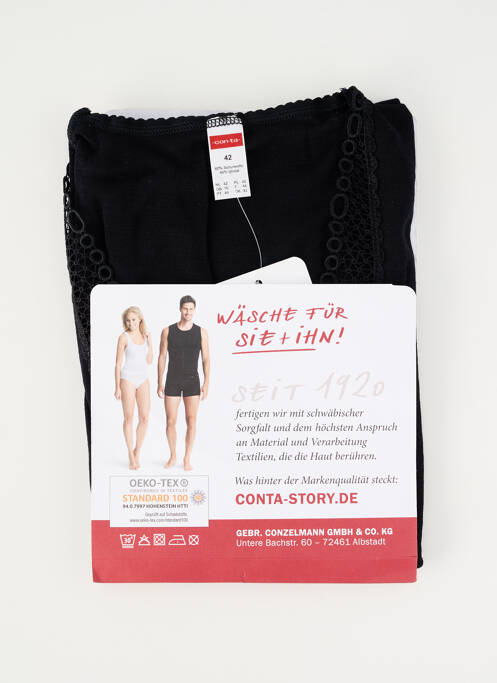 Top/Caraco noir CON-TA femme