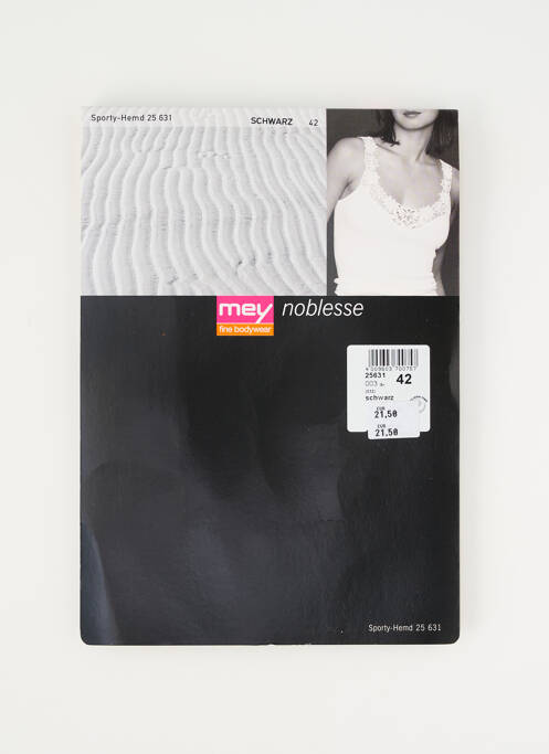 Top/Caraco noir MEY femme