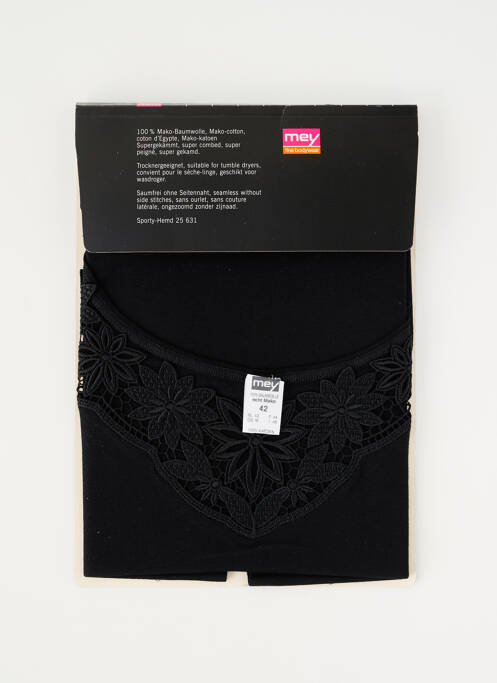 Top/Caraco noir MEY femme