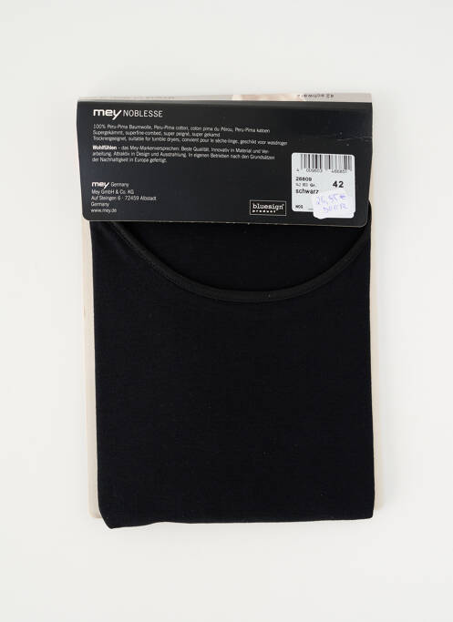 Top/Caraco noir MEY femme