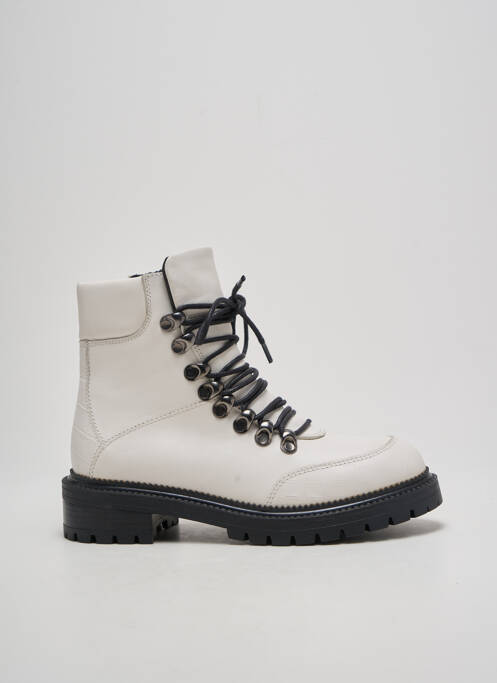 Bottines/Boots blanc HOOPER SHOES pour femme
