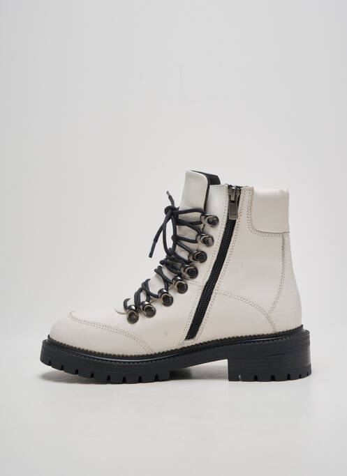 Bottines/Boots blanc HOOPER SHOES pour femme