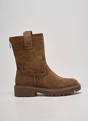 Bottines/boots nubuck talon plat jusqu'à 3cm marron TAMARIS femme