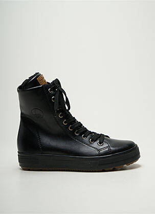Bottines/boots fourrée talon plat jusqu'à 3cm noir RIEKER femme