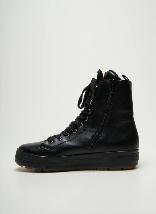 Bottines/boots matière lisse talon plat jusqu'à 3cm noir RIEKER femme