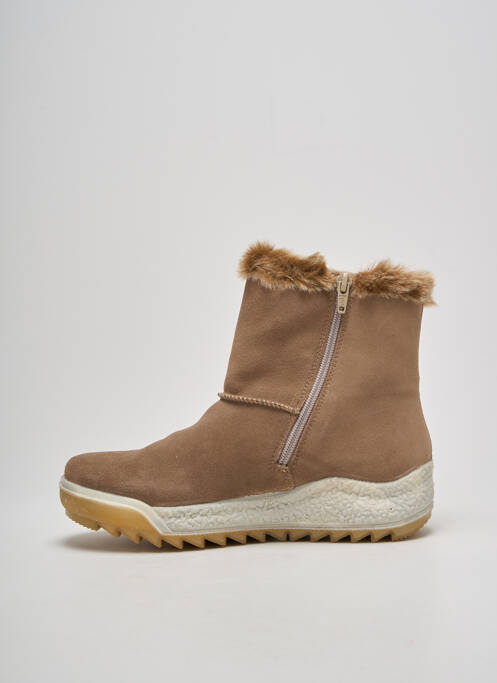 Bottines/Boots beige RIEKER pour femme