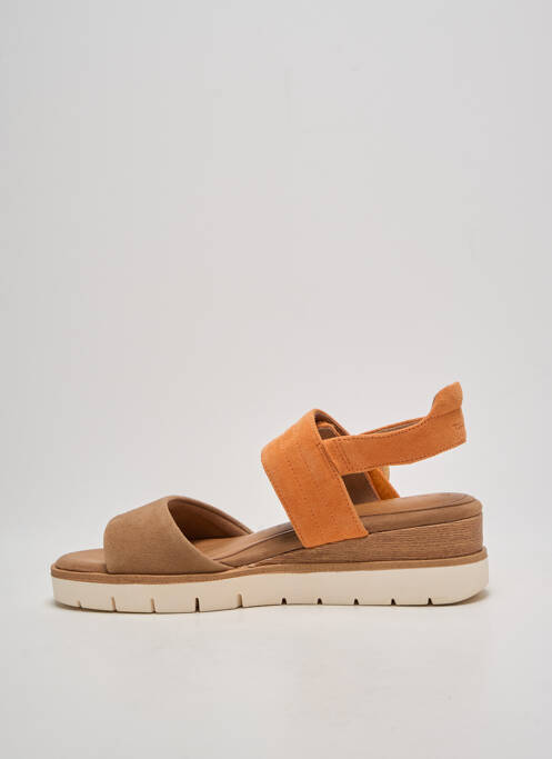 Sandales/Nu pieds orange TAMARIS pour femme