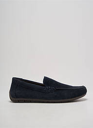 Mocassins semelle amovible bout rond bleu RIEKER homme
