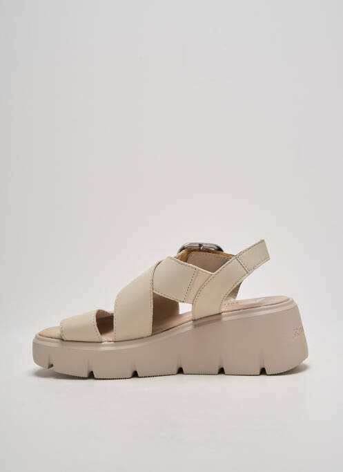 Sandales/Nu pieds beige RIEKER pour femme