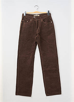 Pantalon droit stretch taille normale marron JOST femme