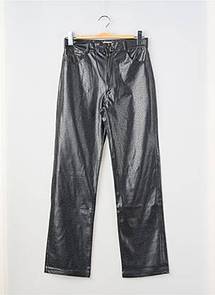 Pantalon droit taille haute taille haute noir EXIT femme