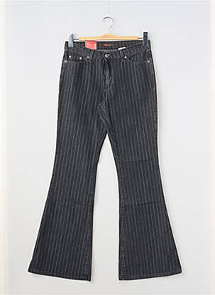 Jean coupe flare taille normale taille normale noir REDMAN femme