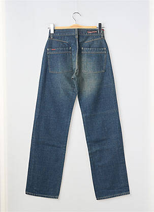 Jeans coupe droite taille haute taille haute bleu JOST femme