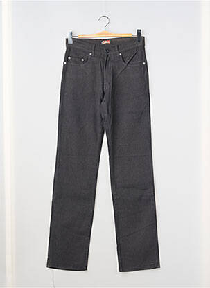 Jeans coupe droite taille haute taille haute noir GALLICE femme