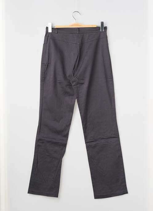 Pantalon slim tissage popeline taille normale gris FRENCH COAST femme