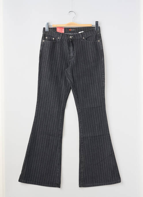 Jean coupe flare taille normale taille normale noir REDMAN femme