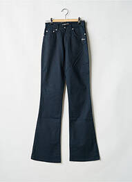 Pantalon flare stretch taille normale bleu REDMAN femme