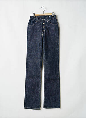 Jeans coupe droite stretch taille normale bleu REDMAN femme
