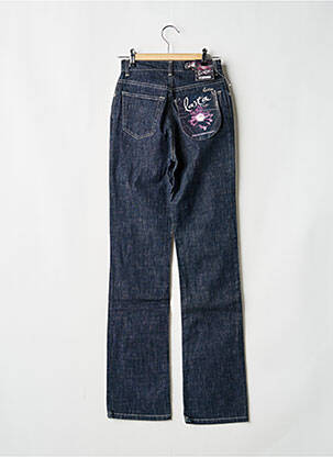 Jeans coupe droite stretch taille normale bleu REDMAN femme