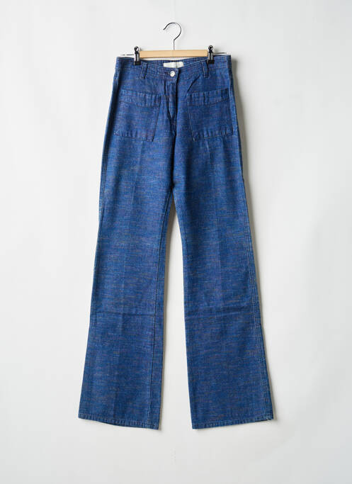 Pantalon droit bleu JOST femme