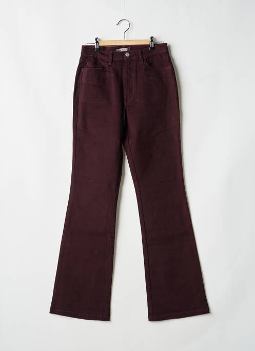 Pantalon droit violet REDMAN femme