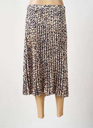 Jupe mi-longue stretch beige H&M femme